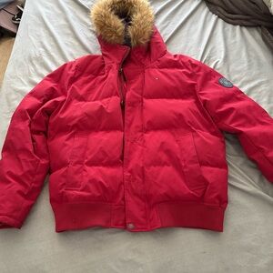 Tommy Hilfiger Red Puffer Coat